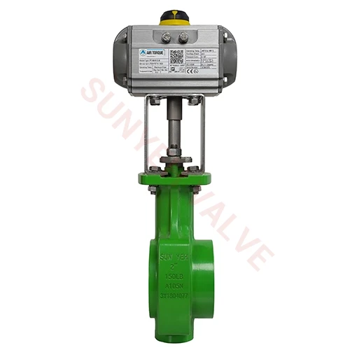 Sunyeh Alumina ceramic lined butterfly valve
